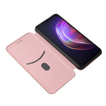 Custodia portafoglio in pelle TPU+PC con slot carte per smartphon