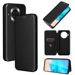 Custodia portafoglio in pelle TPU+PC con slot carte per smartphon