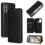 Custodia portafoglio in pelle TPU+PC con slot carte per smartphon