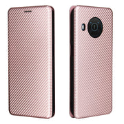 Struttura in fibra di carbonio Flip orizzontale magnetico Custodia in pelle TPU + PC + PU con slot per schede, For Nokia X10, For Nokia X20, For Sony Xperia Ace II, For Xiaomi Redmi Note 10 5G