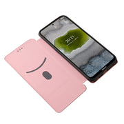 Struttura in fibra di carbonio Flip orizzontale magnetico Custodia in pelle TPU + PC + PU con slot per schede, For Nokia X10, For Nokia X20, For Sony Xperia Ace II, For Xiaomi Redmi Note 10 5G