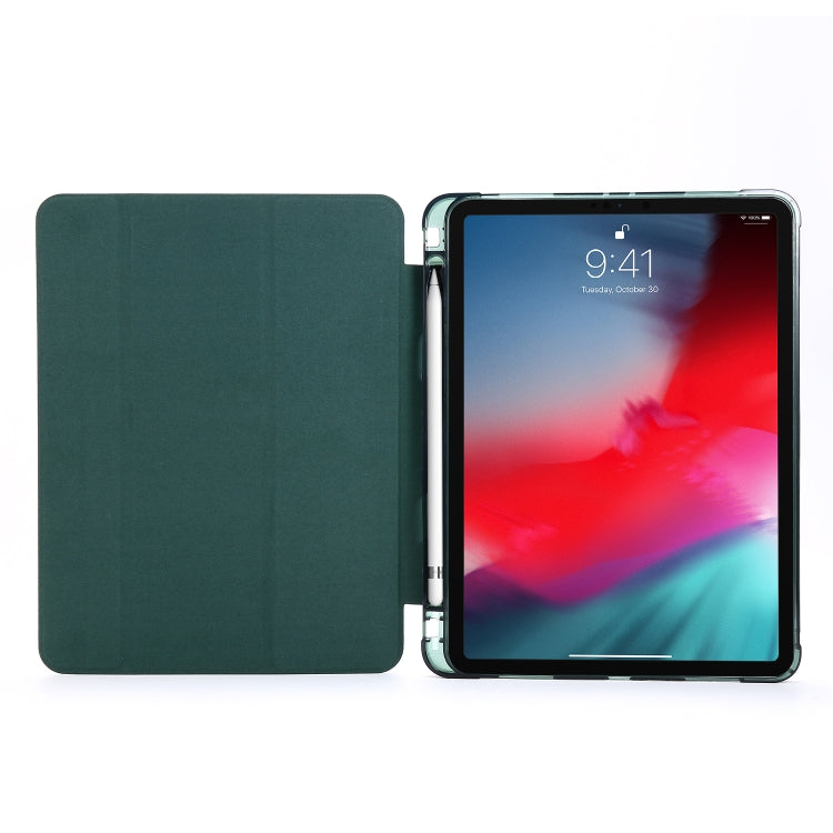 Flip orizzontale multi-pieghevole in pelle PU + custodia in TPU antiurto per airbag con supporto e slot per penna e funzione sveglia / sonno, For iPad Pro 11 2022 / 2021, For iPad Pro 12.9 2022 / 2021