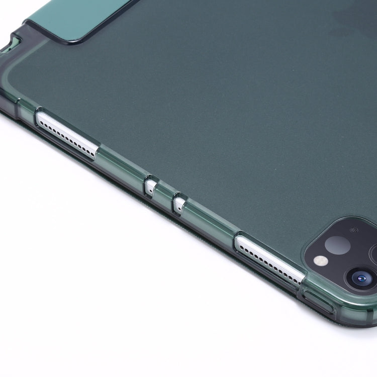 Flip orizzontale multi-pieghevole in pelle PU + custodia in TPU antiurto per airbag con supporto e slot per penna e funzione sveglia / sonno, For iPad Pro 11 2022 / 2021, For iPad Pro 12.9 2022 / 2021