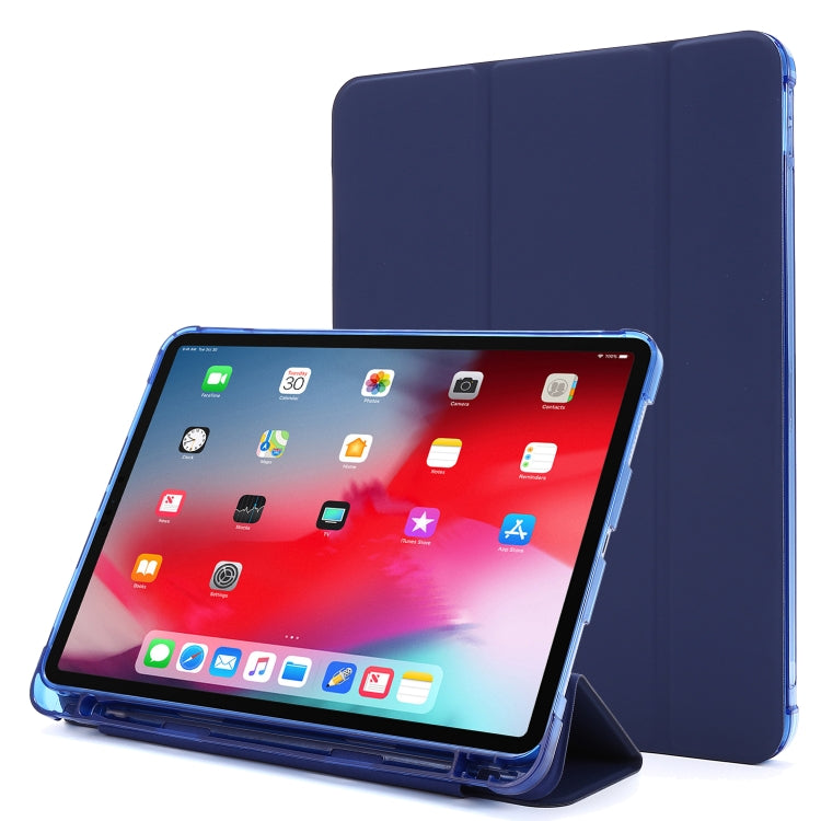 Flip orizzontale multi-pieghevole in pelle PU + custodia in TPU antiurto per airbag con supporto e slot per penna e funzione sveglia / sonno, For iPad Pro 11 2022 / 2021, For iPad Pro 12.9 2022 / 2021