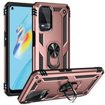 Custodia protettiva antiurto in TPU + PC con supporto girevole a 360 gradi, For OPPO A55 5G, For OPPO A54 4G, For OPPO A74 4G / F19