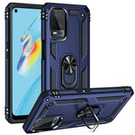 Custodia protettiva antiurto in TPU + PC con supporto girevole a 360 gradi, For OPPO A55 5G, For OPPO A54 4G, For OPPO A74 4G / F19