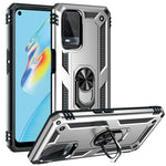 Custodia protettiva antiurto in TPU + PC con supporto girevole a 360 gradi, For OPPO A55 5G, For OPPO A54 4G, For OPPO A74 4G / F19