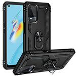 Custodia protettiva antiurto in TPU + PC con supporto girevole a 360 gradi, For OPPO A55 5G, For OPPO A54 4G, For OPPO A74 4G / F19