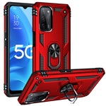 Custodia protettiva antiurto in TPU + PC con supporto girevole a 360 gradi, For OPPO A55 5G, For OPPO A54 4G, For OPPO A74 4G / F19