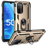 Custodia protettiva antiurto in TPU + PC con supporto girevole a 360 gradi, For OPPO A55 5G, For OPPO A54 4G, For OPPO A74 4G / F19