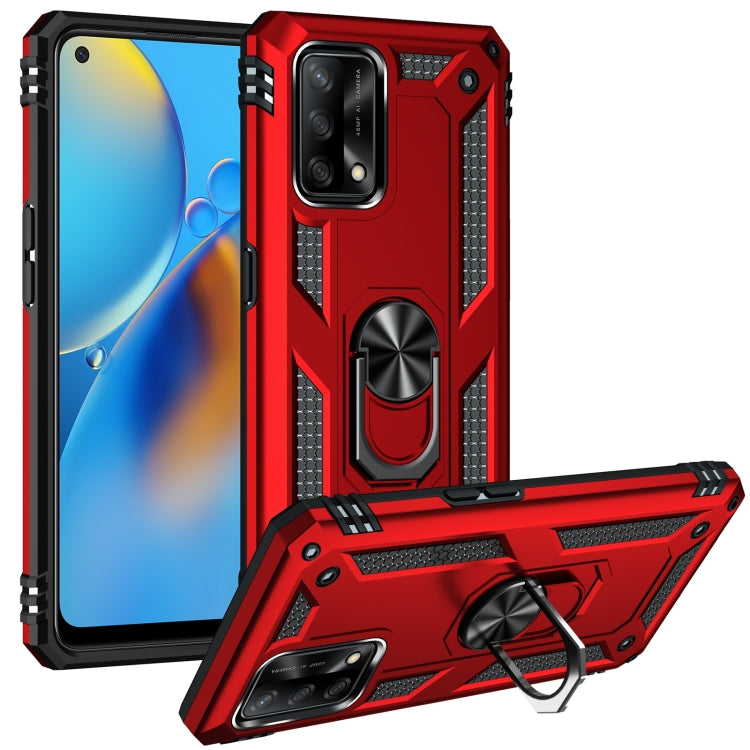Custodia protettiva antiurto in TPU + PC con supporto girevole a 360 gradi, For OPPO A55 5G, For OPPO A54 4G, For OPPO A74 4G / F19