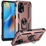 Custodia protettiva antiurto in TPU + PC con supporto girevole a 360 gradi, For OPPO A55 5G, For OPPO A54 4G, For OPPO A74 4G / F19