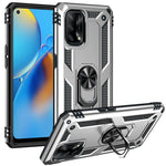 Custodia protettiva antiurto in TPU + PC con supporto girevole a 360 gradi, For OPPO A55 5G, For OPPO A54 4G, For OPPO A74 4G / F19