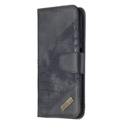 Custodia in pelle sintetica a vibrazione orizzontale con trama in coccodrillo abbinata con portafoglio, supporto e slot per carte, For Samsung Galaxy A03s 164mm, For Xiaomi Mi 11 Lite, For Xiaomi Poco M3 Pro / Redmi Note 10 5G