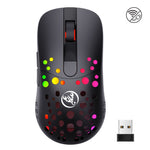 HXSJ T100 10000 DPI RGB Macro Definition Wired Wireless Dual-mode Mouse