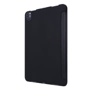 Custodia antiurto in pelle PU con vibrazione orizzontale a 3 pieghe + custodia antiurto in TPU a nido d'ape con supporto, For iPad Pro 11 2022 / 2021