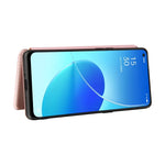 Struttura in fibra di carbonio Flip orizzontale magnetico Custodia in pelle TPU + PC + PU con slot per schede, For OPPO Reno6 Pro+ 5G, For OPPO Reno6, For TCL 20 SE, For Google Pixel 6 Pro