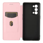 Struttura in fibra di carbonio Flip orizzontale magnetico Custodia in pelle TPU + PC + PU con slot per schede, For OPPO Reno6 Pro+ 5G, For OPPO Reno6, For TCL 20 SE, For Google Pixel 6 Pro