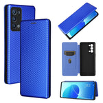 Struttura in fibra di carbonio Flip orizzontale magnetico Custodia in pelle TPU + PC + PU con slot per schede, For OPPO Reno6 Pro+ 5G, For OPPO Reno6, For TCL 20 SE, For Google Pixel 6 Pro