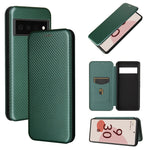 Struttura in fibra di carbonio Flip orizzontale magnetico Custodia in pelle TPU + PC + PU con slot per schede, For OPPO Reno6 Pro+ 5G, For OPPO Reno6, For TCL 20 SE, For Google Pixel 6 Pro