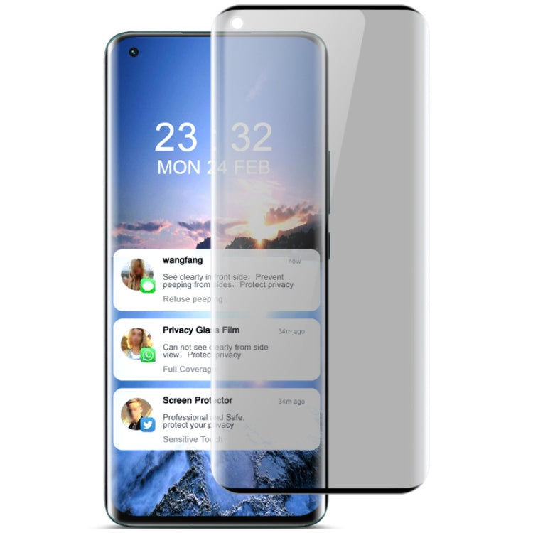 IMAK 3D Curved Privacy Pellicola in vetro temperato antiriflesso, For OnePlus 9 Pro 5G, For Xiaomi Mi 10S / 10 Ultra, For Xiaomi Mi 11 Pro / 11 Ultra