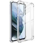 IMAK Custodia in TPU antiurto per airbag all-inclusive con protezione per lo schermo, For Samsung Galaxy S21 FE 5G, For Motorola Moto G40 Fusion / G60