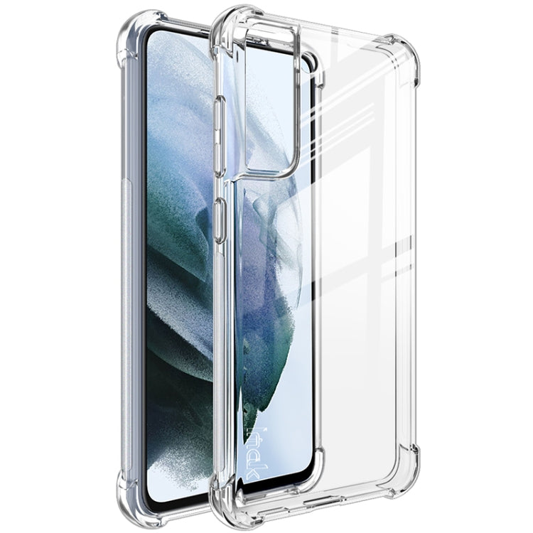 IMAK Custodia in TPU antiurto per airbag all-inclusive con protezione per lo schermo, For Samsung Galaxy S21 FE 5G, For Motorola Moto G40 Fusion / G60
