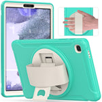 Custodia protettiva per PC + TPU con rotazione a 360 gradi con supporto e cinturino, For Samsung Galaxy A7 Lite T220 / T225