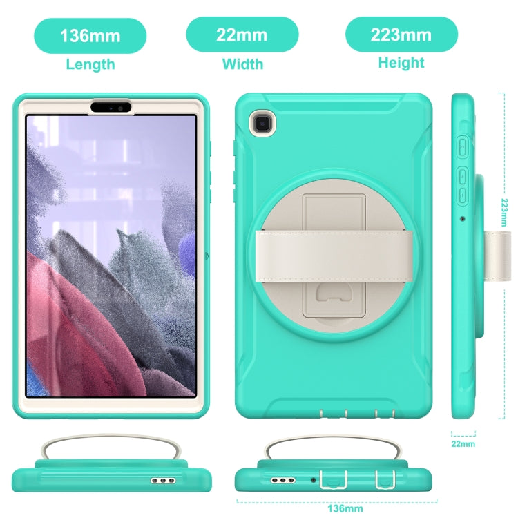 Custodia protettiva per PC + TPU con rotazione a 360 gradi con supporto e cinturino, For Samsung Galaxy A7 Lite T220 / T225