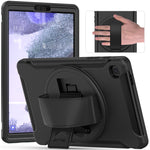 Custodia protettiva per PC + TPU con rotazione a 360 gradi con supporto e cinturino, For Samsung Galaxy A7 Lite T220 / T225