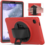 Custodia protettiva per PC + TPU con rotazione a 360 gradi con supporto e cinturino, For Samsung Galaxy A7 Lite T220 / T225