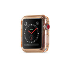 Custodia protettiva in TPU con polvere glitterata, For Apple Watch Series 6 / 5 / 4 / Watch SE 44mm, For Apple Watch Series 3 & 2 & 1 42mm, For Apple Watch Series 6 / 5 / 4 / Watch SE 40mm, For Apple Watch Series 3 & 2 & 1 38mm