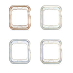Custodia protettiva in TPU con polvere glitterata, For Apple Watch Series 6 / 5 / 4 / Watch SE 44mm, For Apple Watch Series 3 & 2 & 1 42mm, For Apple Watch Series 6 / 5 / 4 / Watch SE 40mm, For Apple Watch Series 3 & 2 & 1 38mm
