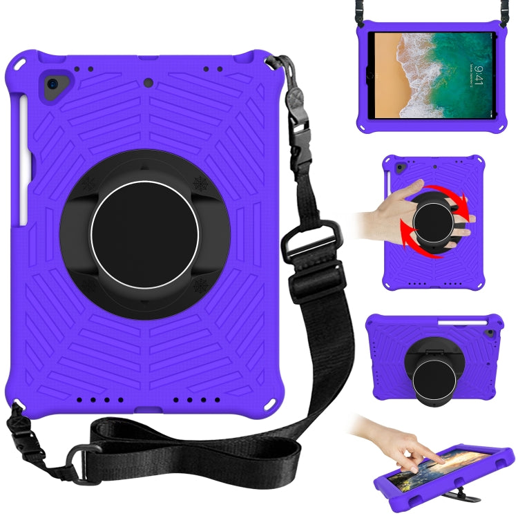 Custodia protettiva in EVA Spider King con tracolla regolabile, supporto e slot per penna, For iPad 9.7 2018 & 2017 / Pro 9.7 / Air 2 / Air, For iPad 10.2 2021 / 2020 / 2019, For iPad Pro 10.5 inch 2017 / Air 3 10.5 inch                                ...