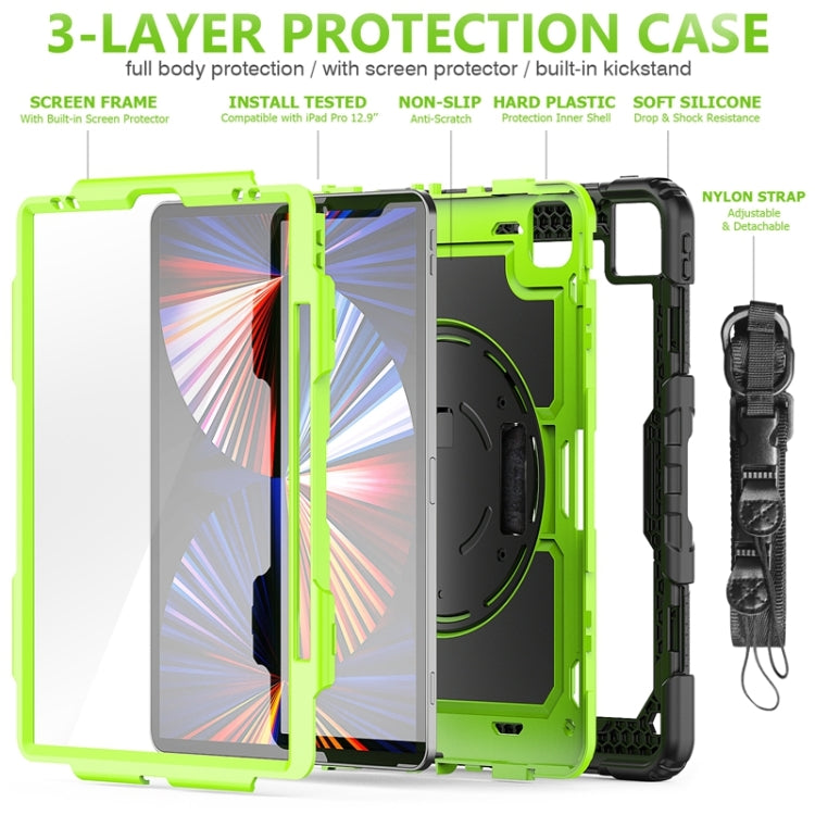 Custodia silicone antiurto con tracolla per iPad Pro 12.9
