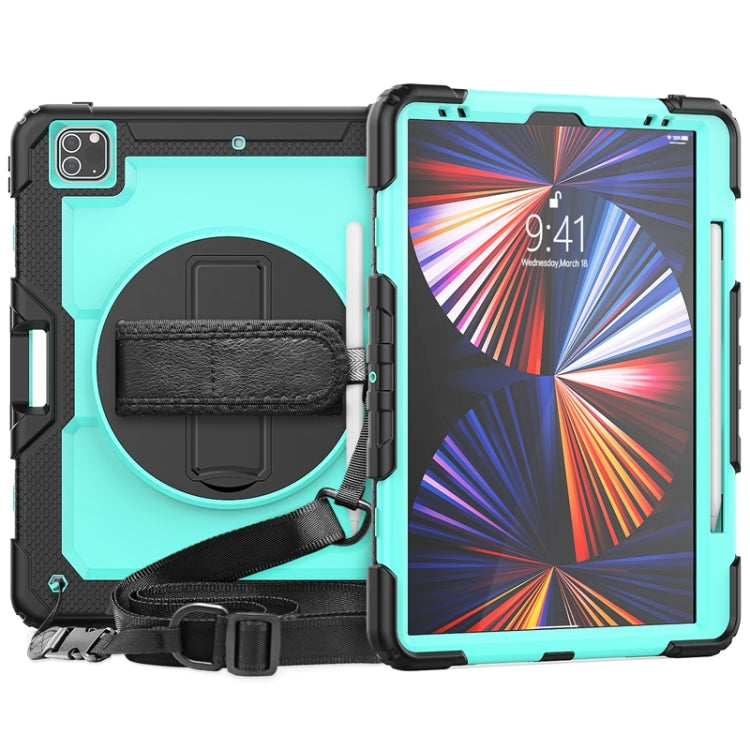 Custodia silicone antiurto con tracolla per iPad Pro 12.9