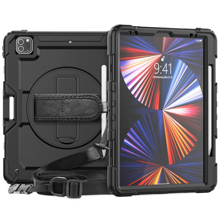 Custodia silicone antiurto con tracolla per iPad Pro 12.9