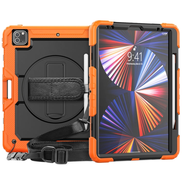 Custodia silicone antiurto con tracolla per iPad Pro 12.9