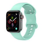 Cinturini di ricambio in silicone, dimensioni: grandi per Apple Watch Series, 7 41mm / 6 & SE & 5 & 4 40mm / 3 & 2 & 1 38mm, Size: Large Size, 7 45mm / 6 & SE & 5 & 4 44mm / 3 & 2 & 1 42mm, Size: Large Size