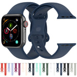 Cinturini di ricambio in silicone, dimensioni: grandi per Apple Watch Series, 7 41mm / 6 & SE & 5 & 4 40mm / 3 & 2 & 1 38mm, Size: Large Size, 7 45mm / 6 & SE & 5 & 4 44mm / 3 & 2 & 1 42mm, Size: Large Size