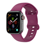 Cinturini di ricambio in silicone, dimensioni: grandi per Apple Watch Series, 7 41mm / 6 & SE & 5 & 4 40mm / 3 & 2 & 1 38mm, Size: Large Size, 7 45mm / 6 & SE & 5 & 4 44mm / 3 & 2 & 1 42mm, Size: Large Size