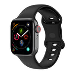 Cinturini di ricambio in silicone, dimensioni: grandi per Apple Watch Series, 7 41mm / 6 & SE & 5 & 4 40mm / 3 & 2 & 1 38mm, Size: Large Size, 7 45mm / 6 & SE & 5 & 4 44mm / 3 & 2 & 1 42mm, Size: Large Size