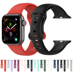 Cinturini di ricambio in silicone, dimensioni: codice piccolo per Apple Watch Series, 7 41mm / 6 & SE & 5 & 4 40mm / 3 & 2 & 1 38mm, Size: Small Code, 7 45mm / 6 & SE & 5 & 4 44mm / 3 & 2 & 1 42mm, Size: Small Code