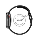 Cinturini di ricambio in silicone, dimensioni: codice piccolo per Apple Watch Series, 7 41mm / 6 & SE & 5 & 4 40mm / 3 & 2 & 1 38mm, Size: Small Code, 7 45mm / 6 & SE & 5 & 4 44mm / 3 & 2 & 1 42mm, Size: Small Code