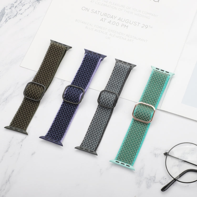 Cinturini di ricambio in nylon con trama ondulata per la serie Apple Watch, 7 45mm / 6 & SE & 5 & 4 44mm / 3 & 2 & 1 42mm, 7 41mm / 6 & SE & 5 & 4 40mm / 3 & 2 & 1 38mm