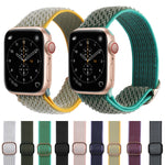 Cinturini di ricambio in nylon con trama ondulata per la serie Apple Watch, 7 45mm / 6 & SE & 5 & 4 44mm / 3 & 2 & 1 42mm, 7 41mm / 6 & SE & 5 & 4 40mm / 3 & 2 & 1 38mm