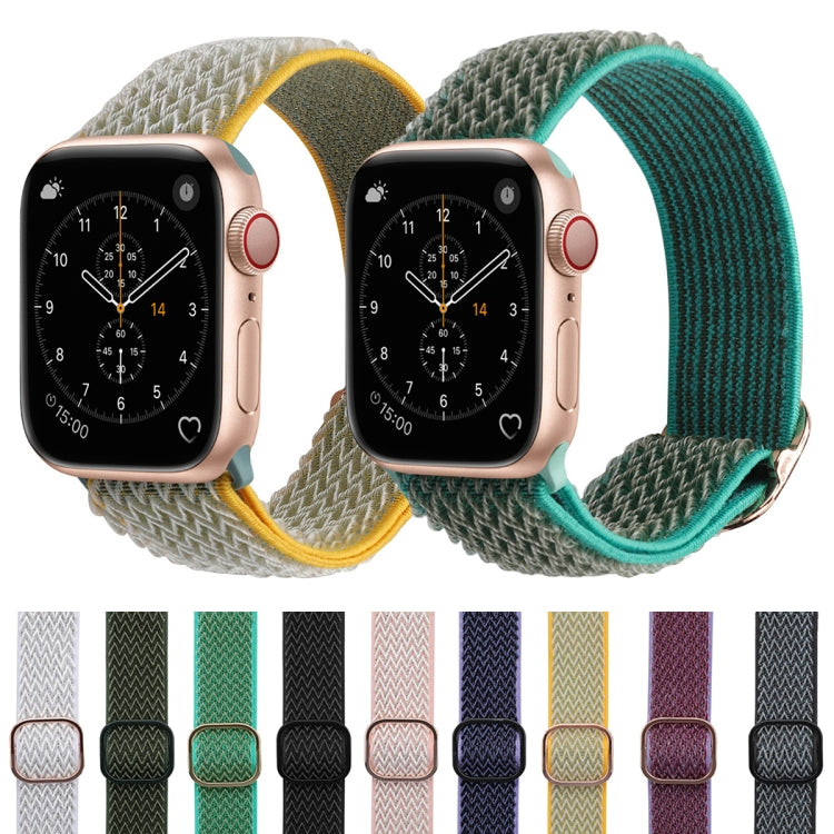 Cinturini di ricambio in nylon con trama ondulata per la serie Apple Watch, 7 45mm / 6 & SE & 5 & 4 44mm / 3 & 2 & 1 42mm, 7 41mm / 6 & SE & 5 & 4 40mm / 3 & 2 & 1 38mm