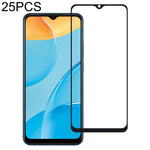 Pellicola in vetro temperato a schermo intero con colla intera da 25 pezzi, For OPPO A35 / A54S (25 PCS), For OPPO A95 5G (25 PCS), For OPPO K9 (25 PCS)