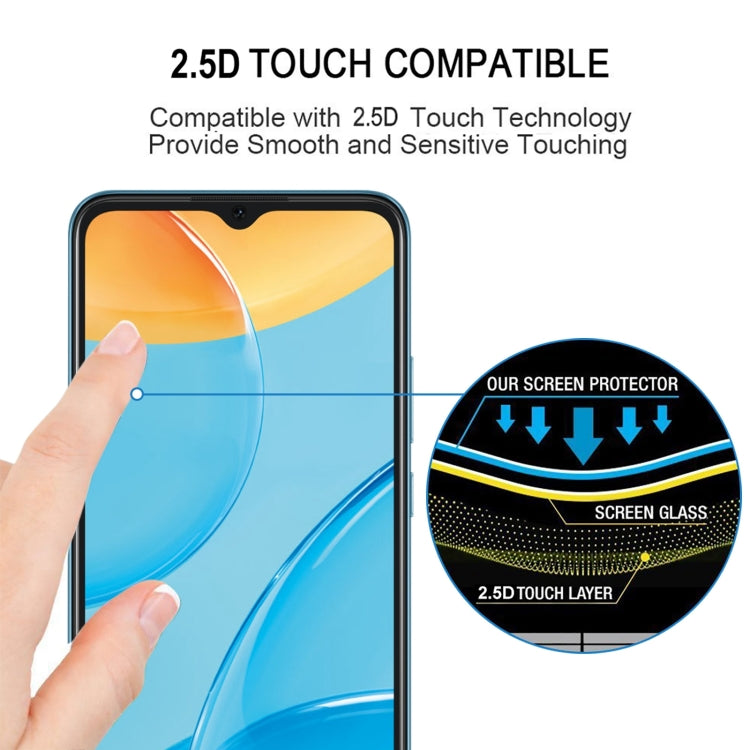 Pellicola in vetro temperato a schermo intero con colla intera da 25 pezzi, For OPPO A35 / A54S (25 PCS), For OPPO A95 5G (25 PCS), For OPPO K9 (25 PCS)