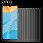 50 pellicole in vetro temperato da 0,26 mm 9H 2,5D, For OPPO A35 / A54S (25 PCS), For OPPO A95G (25 PCS), For OPPO K9 (25 PCS)